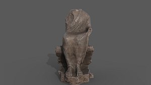 3D model Statue of Dionysus AKA Bacchus