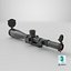 Mirino da cecchino con coperture Lowpoly