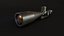 Mirino da cecchino con coperture Lowpoly