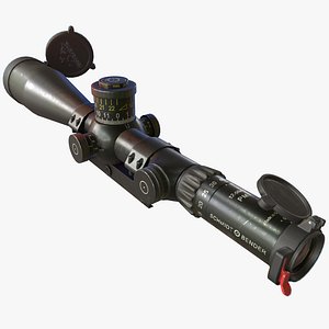Sniper Scope with Covers Lowpoly