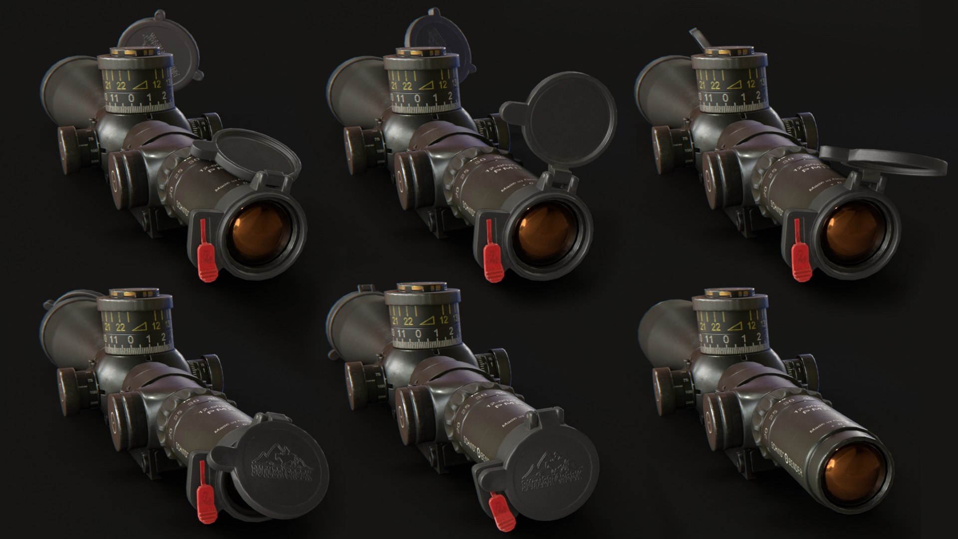 rifle scope covers 3D model https://p.turbosquid.com/ts-thumb/07/YSOJJb/adU9xoGQ/pr88/jpg/1588932912/1920x1080/fit_q87/fc243d9cb6ed2202e2a7f317e045c6f5b0c327d5/pr88.jpg