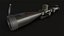 Mirino da cecchino con coperture Lowpoly