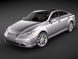3d lexus es 350 es350 model