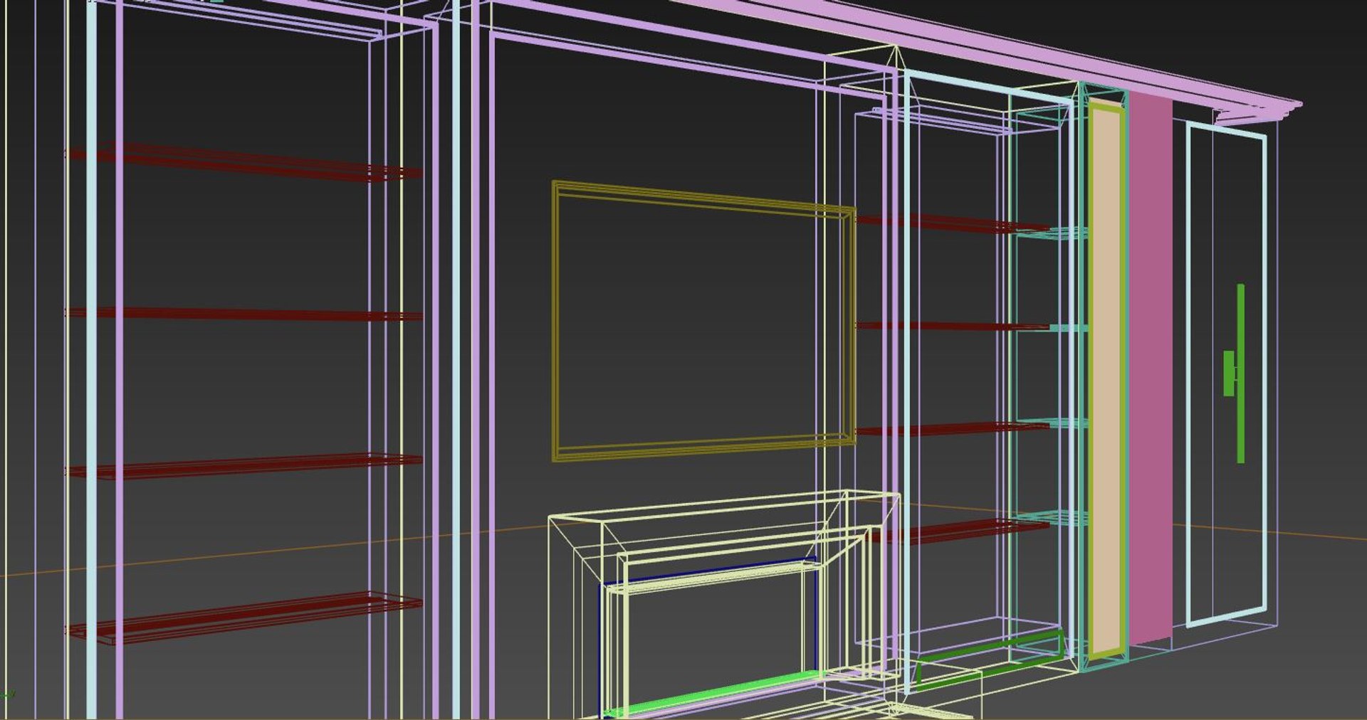 3D Modern Wall Unit with Fireplace  TV https://p.turbosquid.com/ts-thumb/07/ZOeY4m/Dr/wire1/jpg/1758331159/1920x1080/fit_q87/93236168f8118c504d92dd60ac4b02cb7e67d749/wire1.jpg