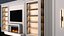 Modern Wall Unit with Fireplace  TV