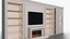 Modern Wall Unit with Fireplace  TV
