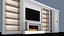 Modern Wall Unit with Fireplace  TV