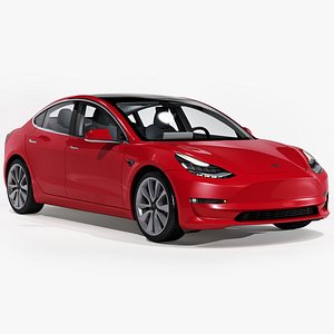 Tesla Model 3 with Interior New