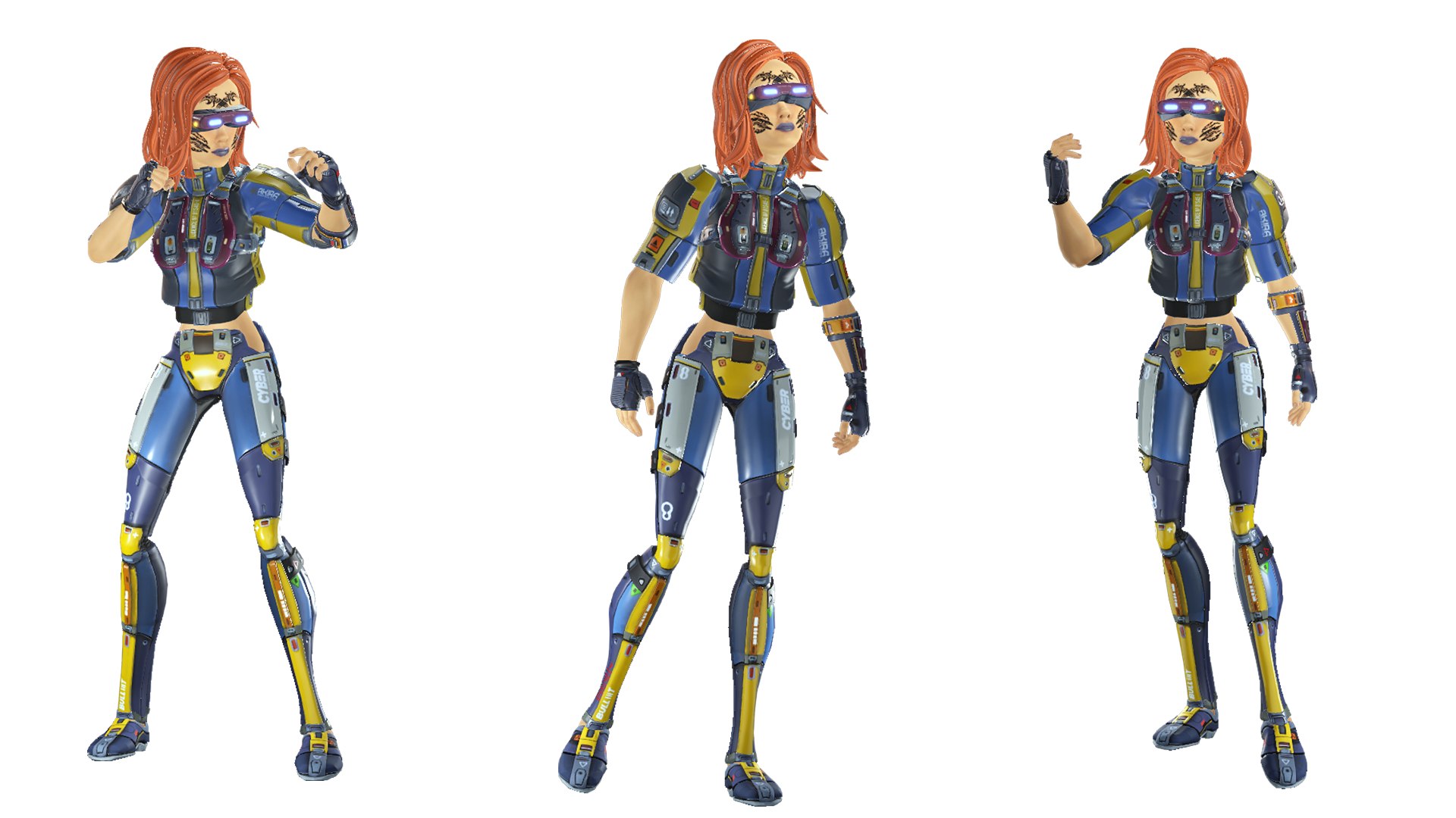 Cartoon Rigged Fighter Girl-Tania Character 3D Model Model - TurboSquid ...