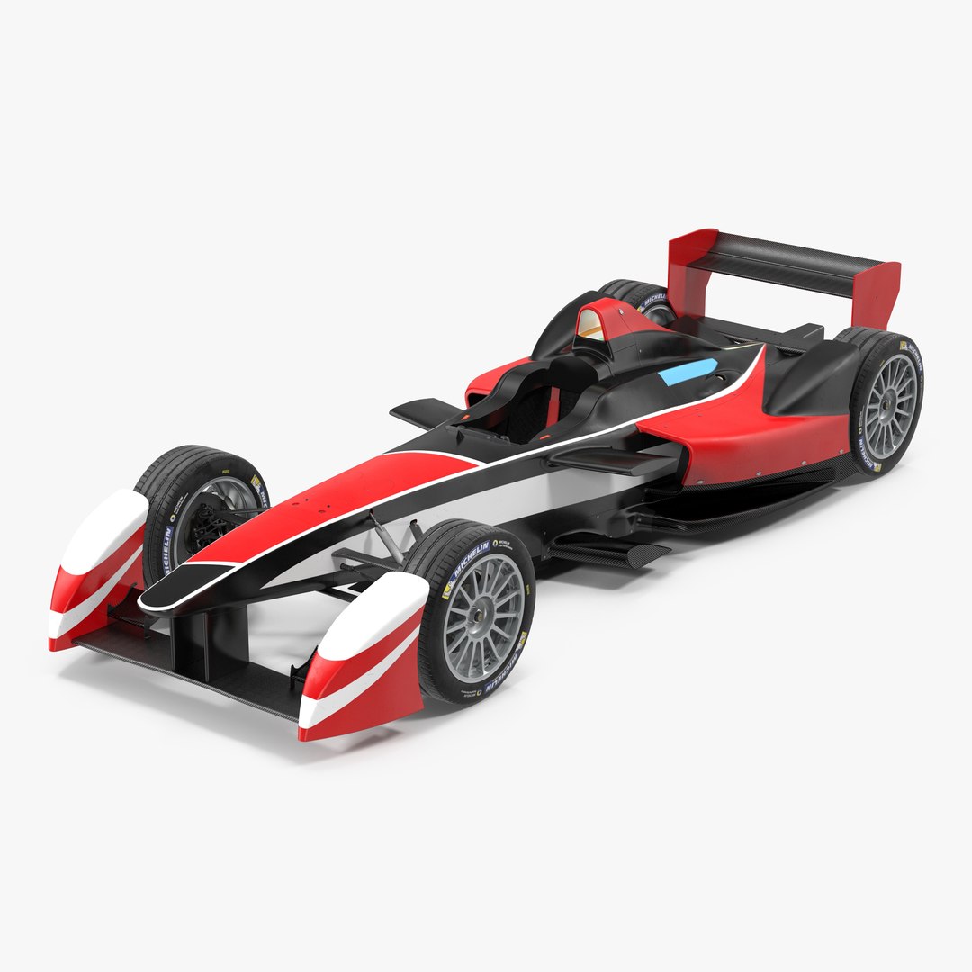 Formula E Race Car Generic 2 3D Model 3D model preview