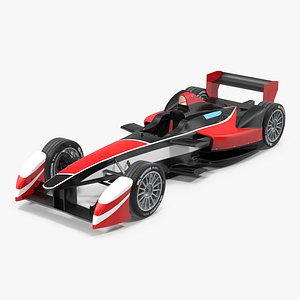 formula e race car 3d 3ds