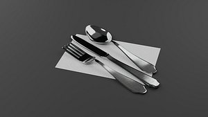 Silverware Set 3D
