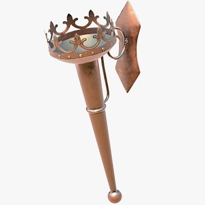 Medieval Torch 3D model
