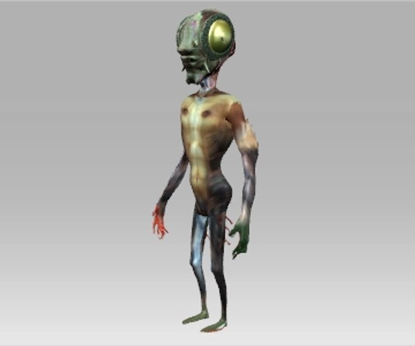 alien creature 3d model