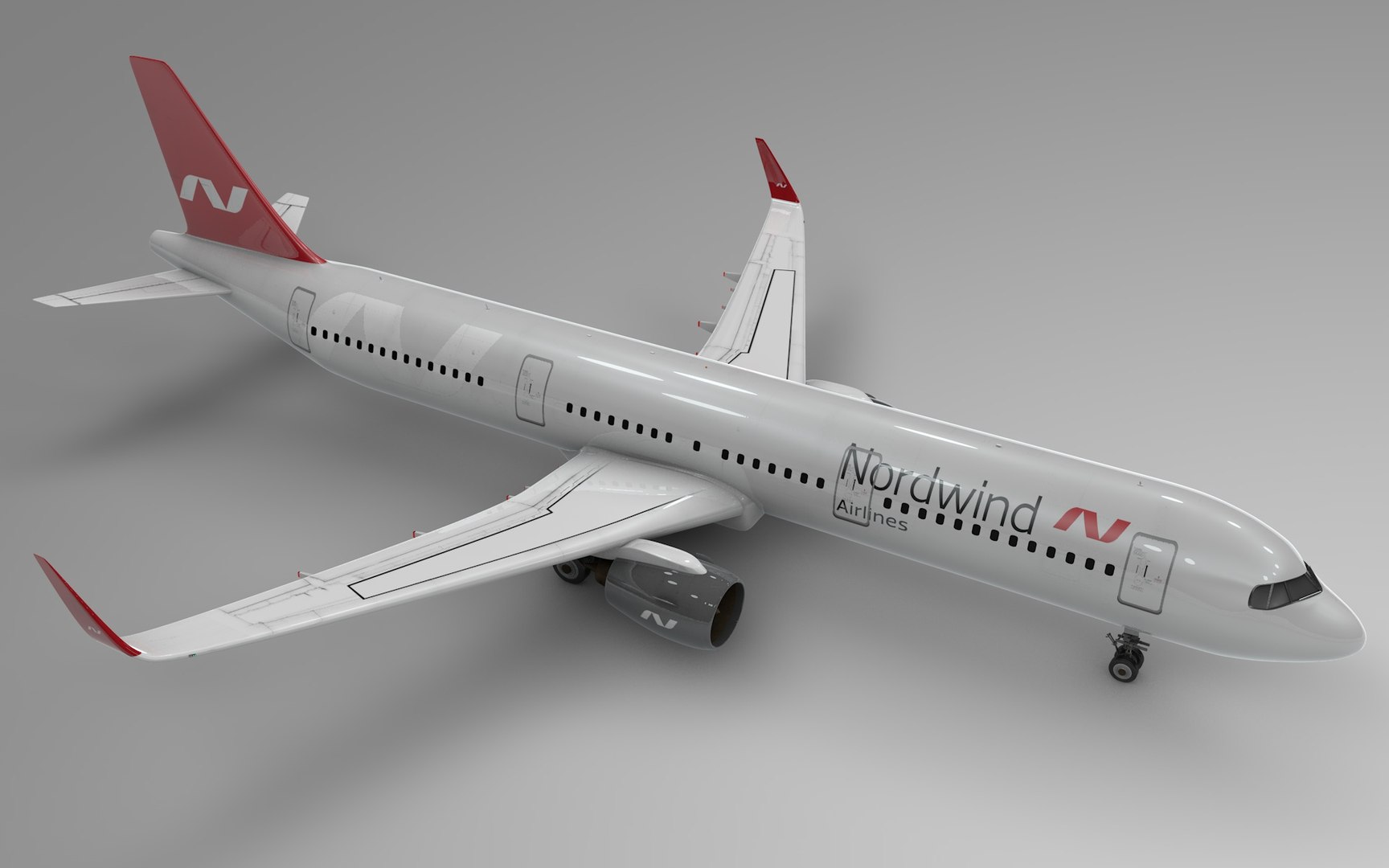 A321 Neo Norwind Airlines 3D Model - TurboSquid 1643521