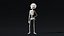Scheletro stilizzato del fumetto - Rigged for Maya