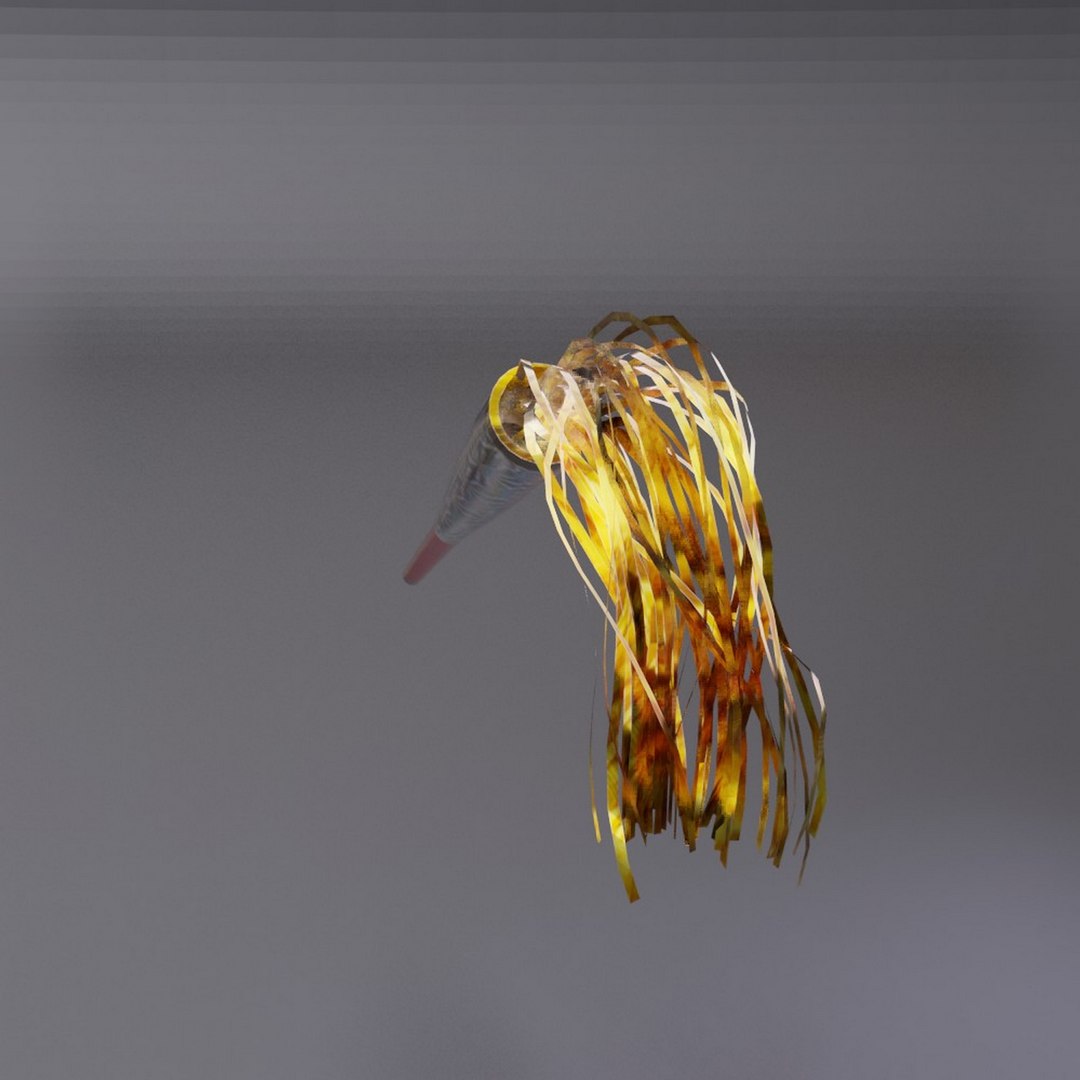 Party Horn Blower Noisemaker Confetti 3D Model TurboSquid 2173029