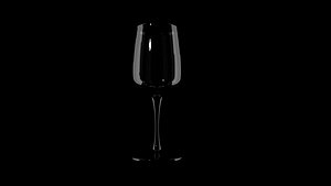 3D Wine Glass