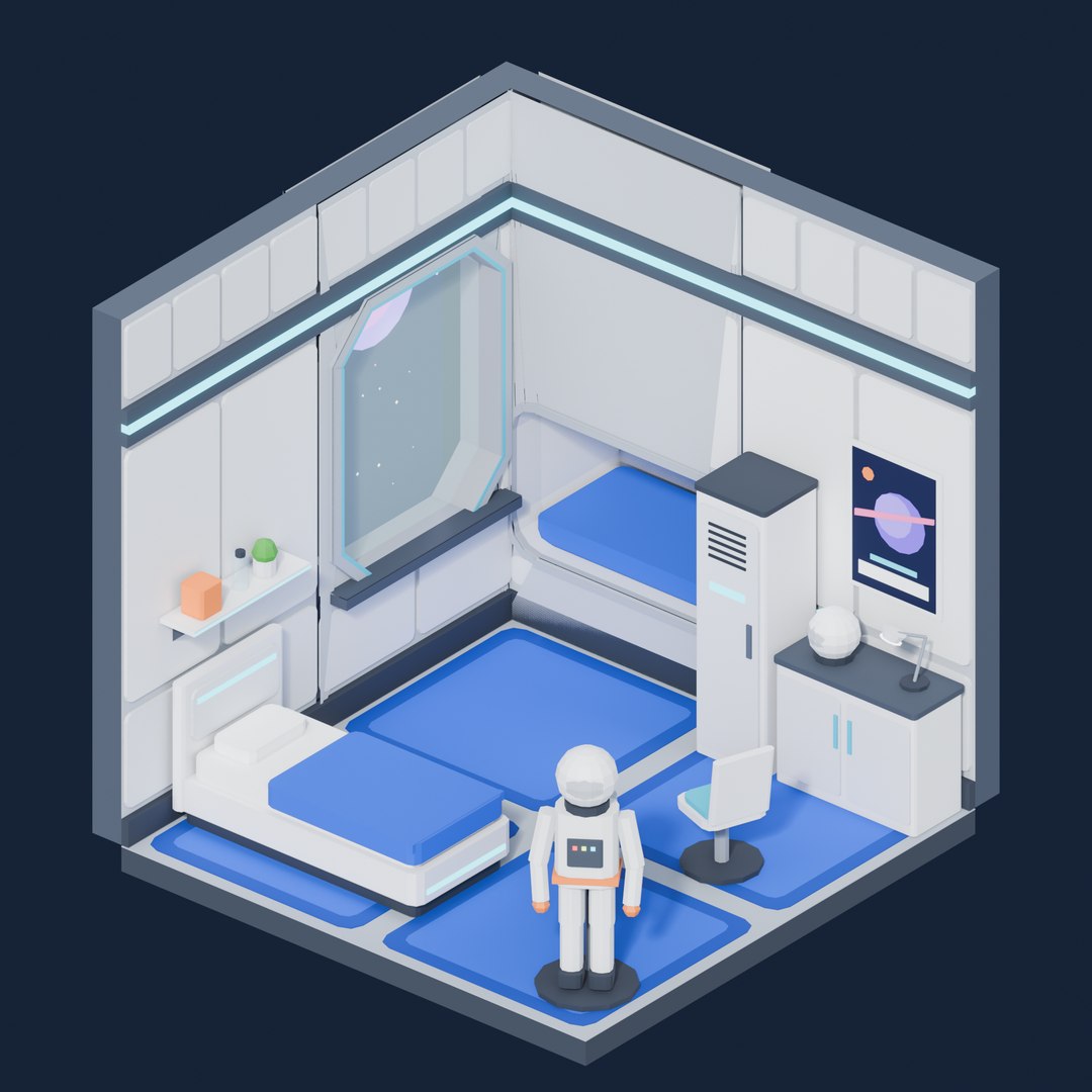 3D Low Poly Sci-Fi Rooms Pack model https://p.turbosquid.com/ts-thumb/07/uNXkFl/33/room_04_crew_quarters/png/1793452579/1920x1080/fit_q87/633e4fad2136deb7beca2fc26cc2da0615c1fd51/room_04_crew_quarters.jpg