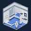 Low Poly Sci-Fi Rooms Pack