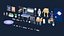 Low Poly Sci-Fi Rooms Pack