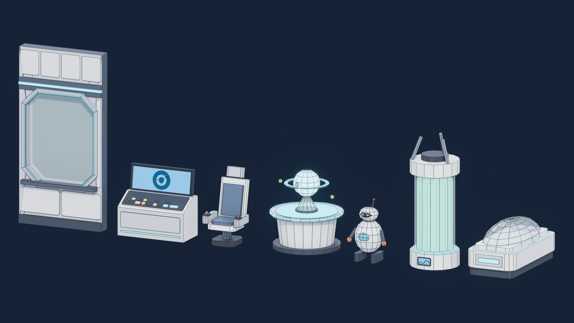 3D Low Poly Sci-Fi Rooms Pack model https://p.turbosquid.com/ts-thumb/07/uNXkFl/55/20_wireframe/png/1793452421/1920x1080/fit_q87/4d42b13ac8c450aa52f4a586449642482bd79288/20_wireframe.jpg