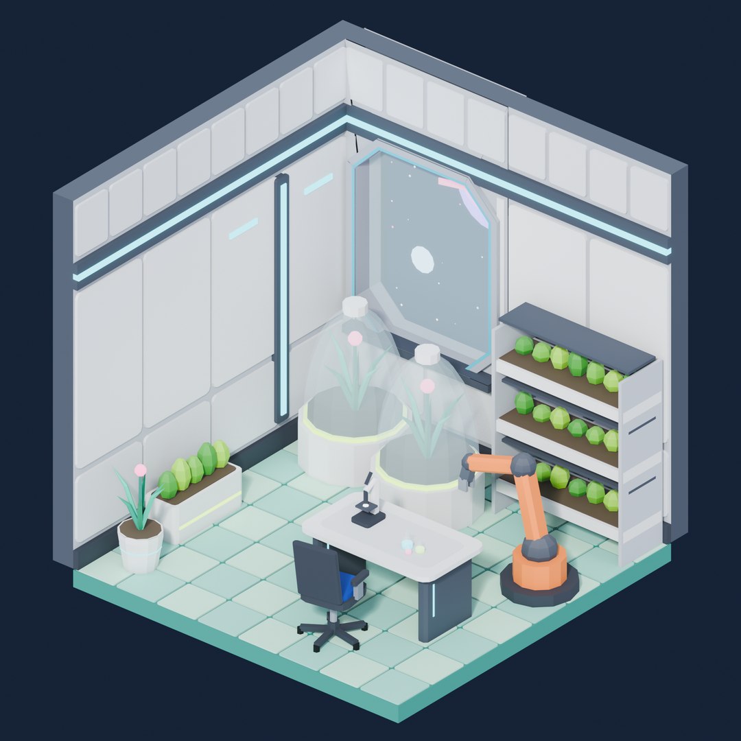 3D Low Poly Sci-Fi Rooms Pack model https://p.turbosquid.com/ts-thumb/07/uNXkFl/IS/room_11_bio_lab/png/1793452547/1920x1080/fit_q87/8b90df0f708598523e07902f6c445c8e3900d30c/room_11_bio_lab.jpg