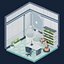 Low Poly Sci-Fi Rooms Pack