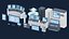 Low Poly Sci-Fi Rooms Pack