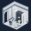 Low Poly Sci-Fi Rooms Pack