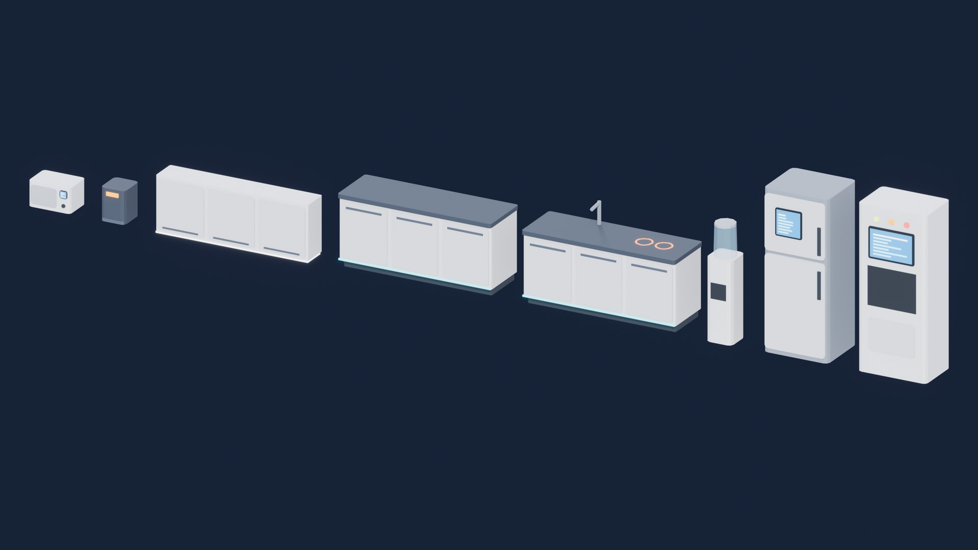 3D Low Poly Sci-Fi Rooms Pack model https://p.turbosquid.com/ts-thumb/07/uNXkFl/sK/14_kitchen/png/1793452499/1920x1080/fit_q87/bc1fdb4f62f77516498550c5006455014d587117/14_kitchen.jpg