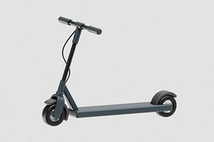 Electric scooter cartoon model