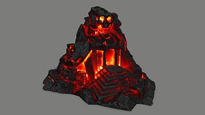 skull cave model