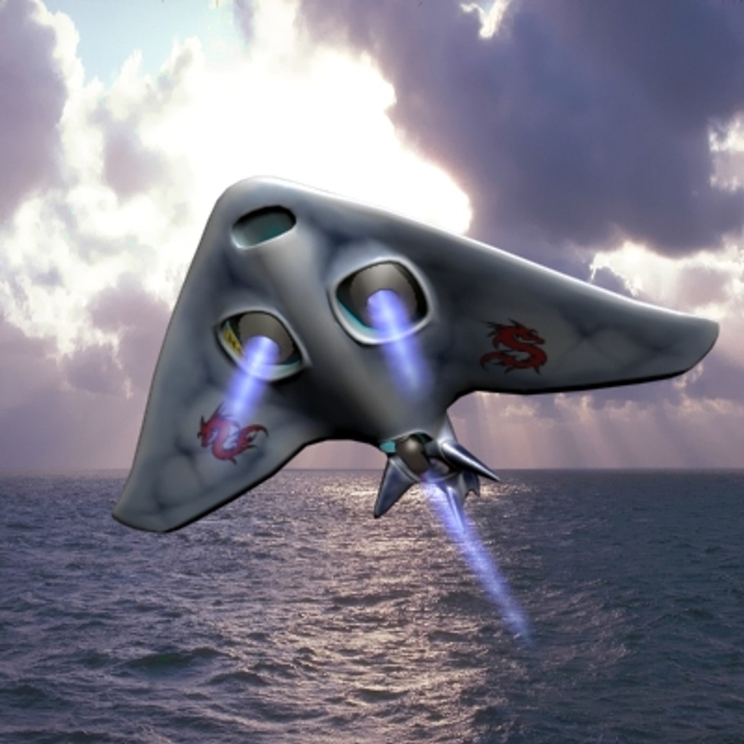 3d aeroplane fighter shark alien spaceship