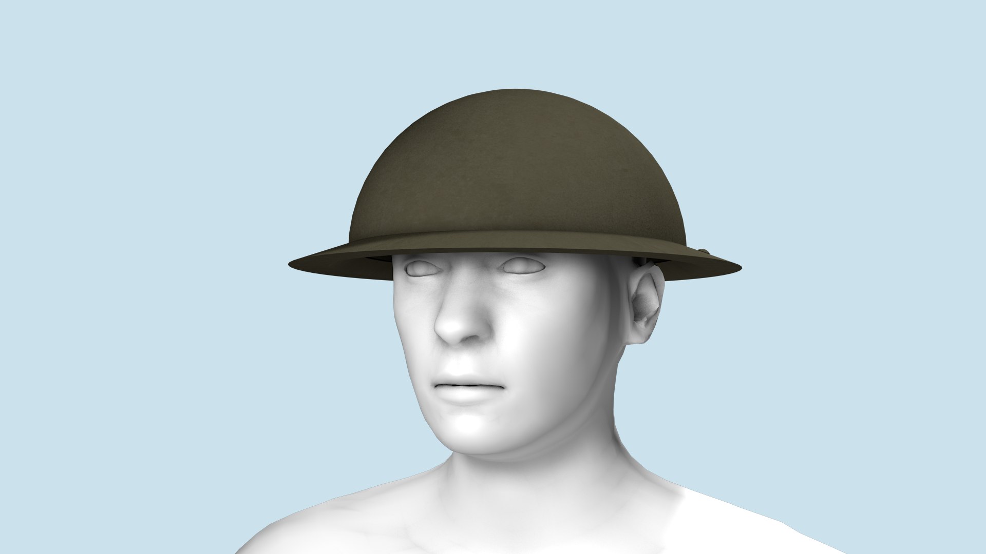 3D Brodie Helmet Ww1 TurboSquid 1188053