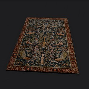 Medieval Bird Tapestry