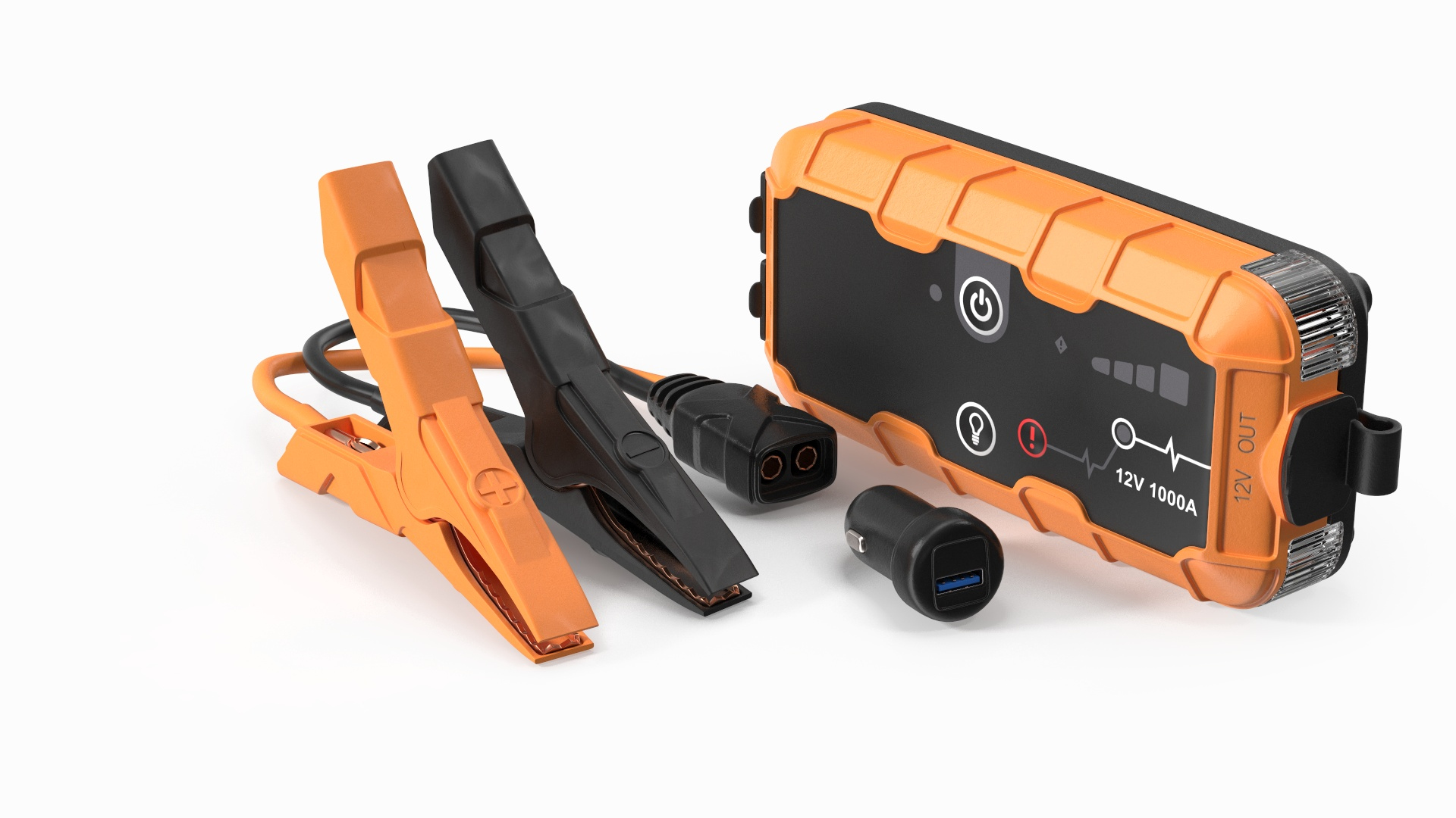 Car Battery Booster Pack model TurboSquid 2027748