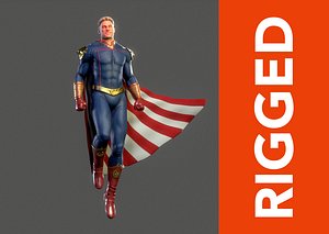 Homelander Rig 3D model