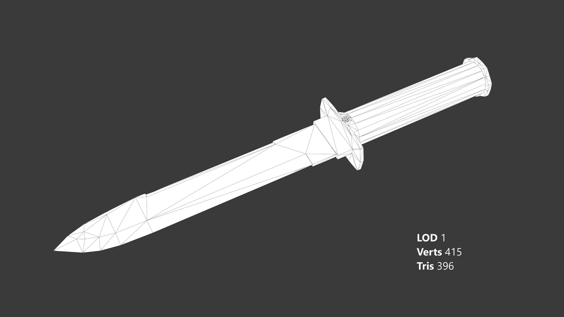 3D Combat Knife 01 model - TurboSquid 2094049