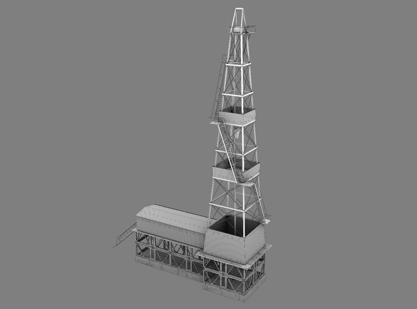 Oil Derrick 3d X