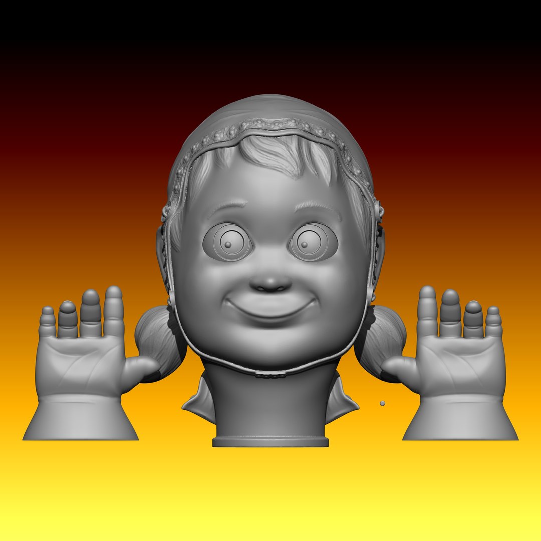 3D BETA Caperucita Mecanismo Ojos Glove Puppet Eye Mechanism 3D Print