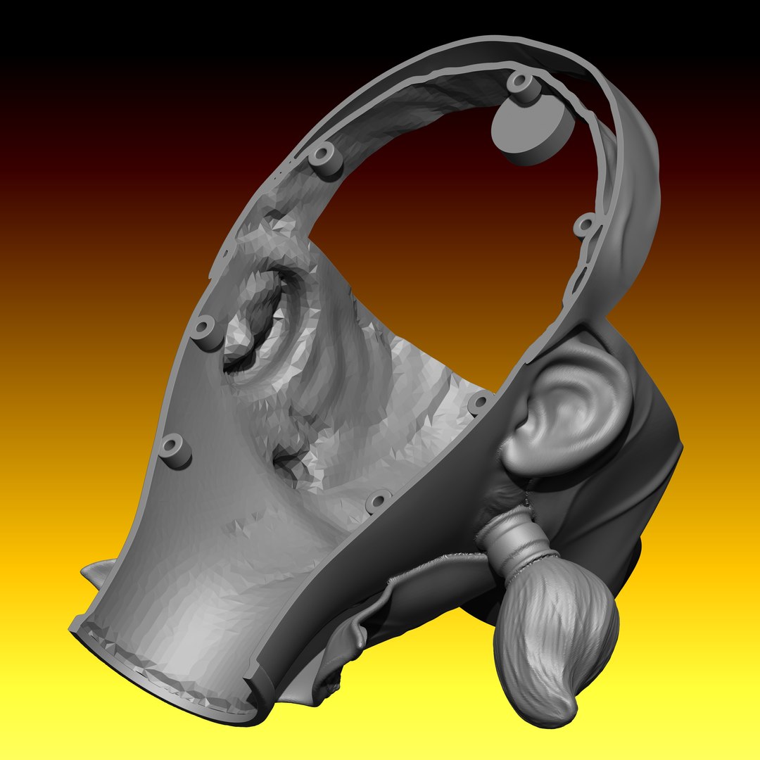 3D BETA Caperucita Mecanismo Ojos Glove Puppet Eye Mechanism 3D Print