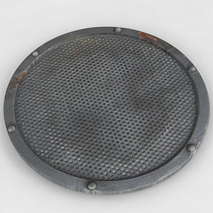 circular vent 3d model