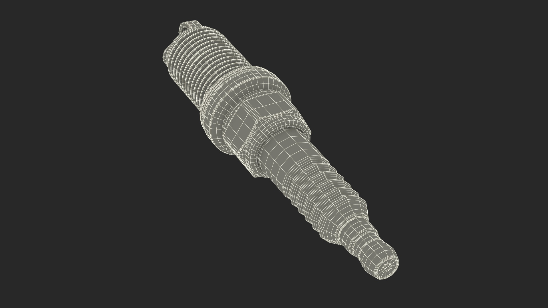 3D Electrode For Spark Plug 3 Stroke Red TurboSquid 2145624