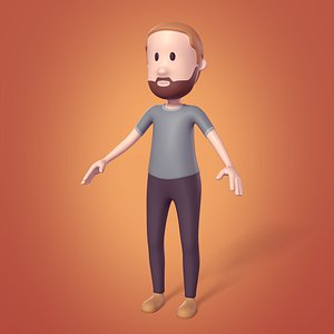 Cartoon Man - Character