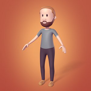 Cartoon Man - Character