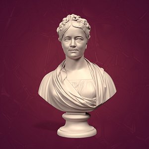 3d model women bust