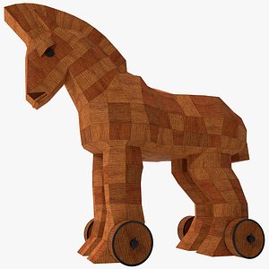 トロイの木馬3Dモデルダウンロード用。TurboSquid