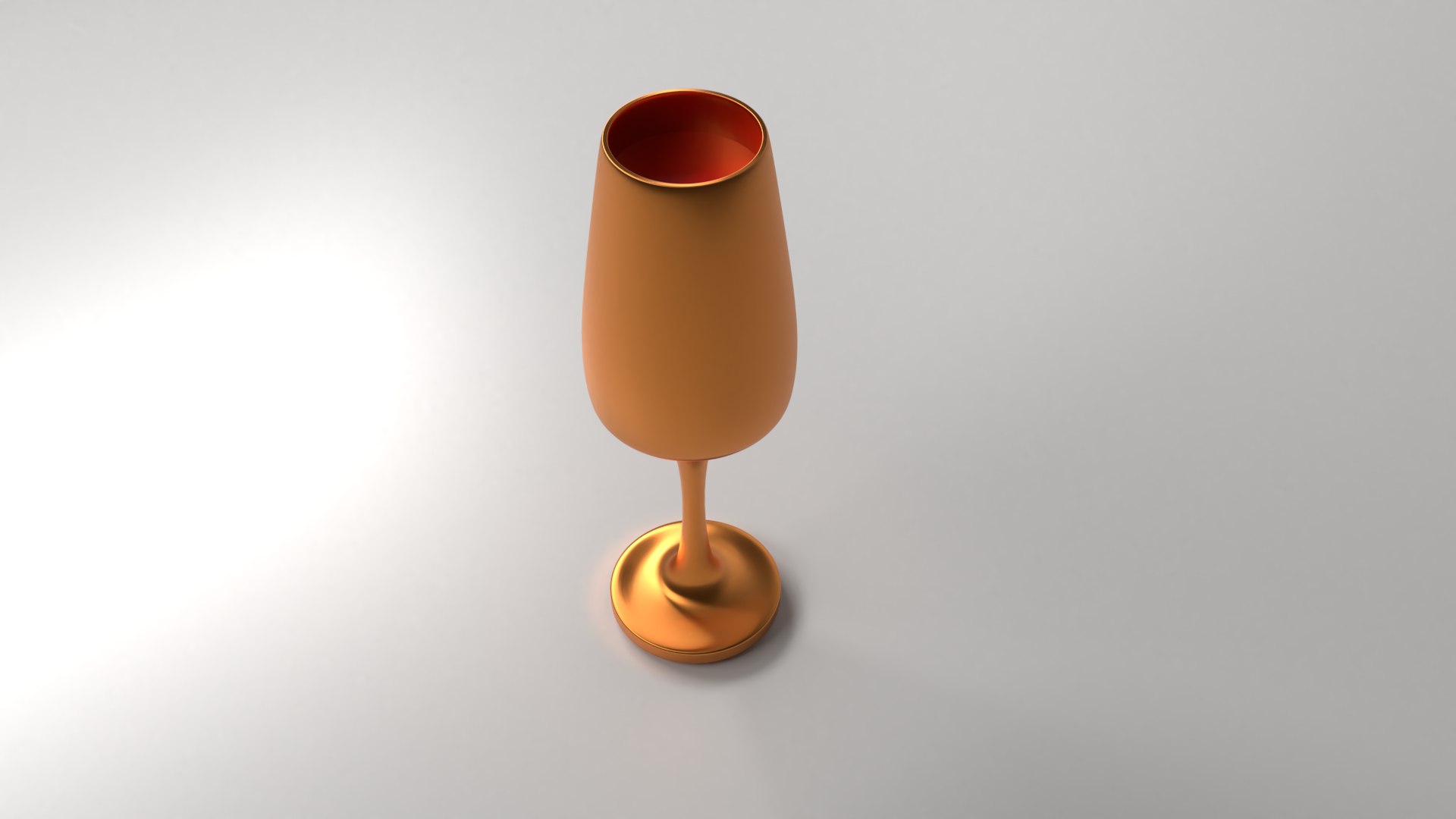 3D copper goblet liquid model - TurboSquid 1469293
