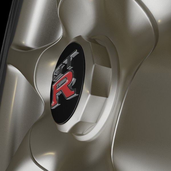 wheel gtr r34 3d model